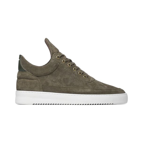 Filling Pieces Low Top Sneaker Donker Groen | Mezaldi.com