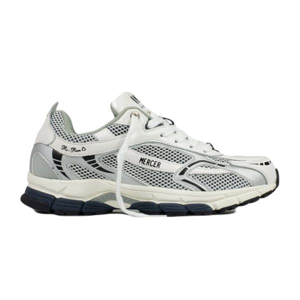 Mercer Amsterdam The Re-Run Sneaker Wit/Blauw | Mezaldi.com